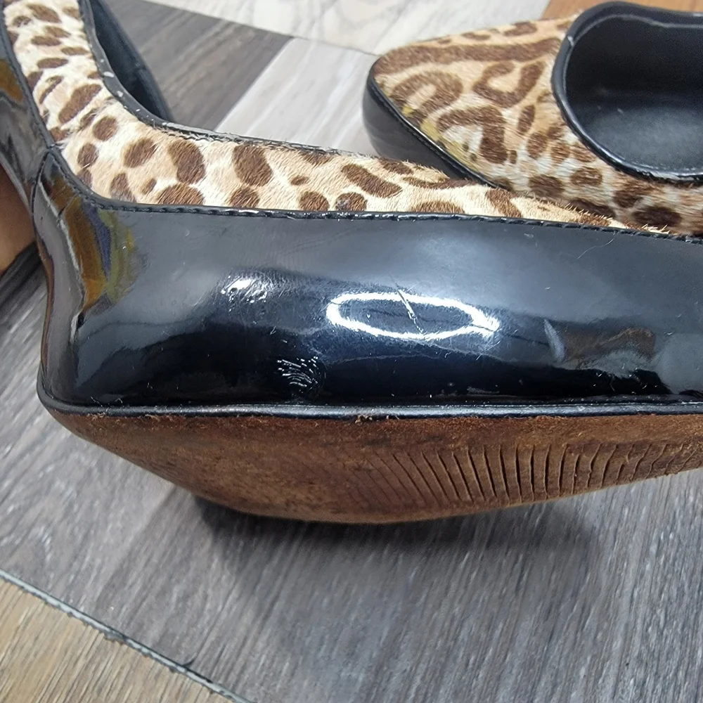 Women's 5.5M Marigold Leather Heels - Picture 6 of 11